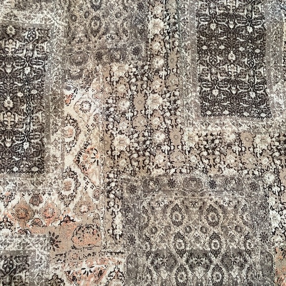 On the Road Paisley Print Dress in Pink & Gray - Size: S - Picture 5 of 5